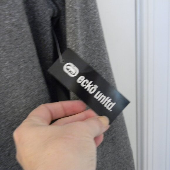 NWT ECKO UNLTD. RHINO LOGO AUTHENTIC MEN'S GRAY PULLOVER HOODIE SWEATSHIRT - Picture 5 of 6